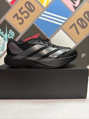 Adidas ADIZERO EVO SL Core Black Grey Four Impact Orange